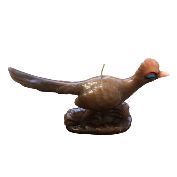 Vintage 1980s Roadrunner Candle in Great Condition for its Age; Painted Eyes - Picture 2 of 7